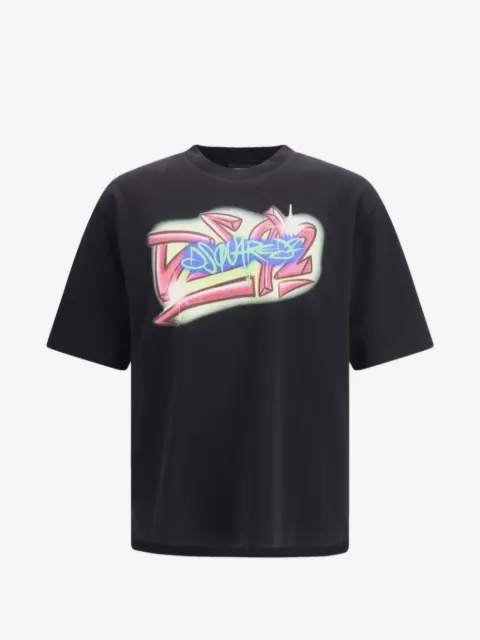 DSQUARED2 Rebel Tags loose fit T-shirt