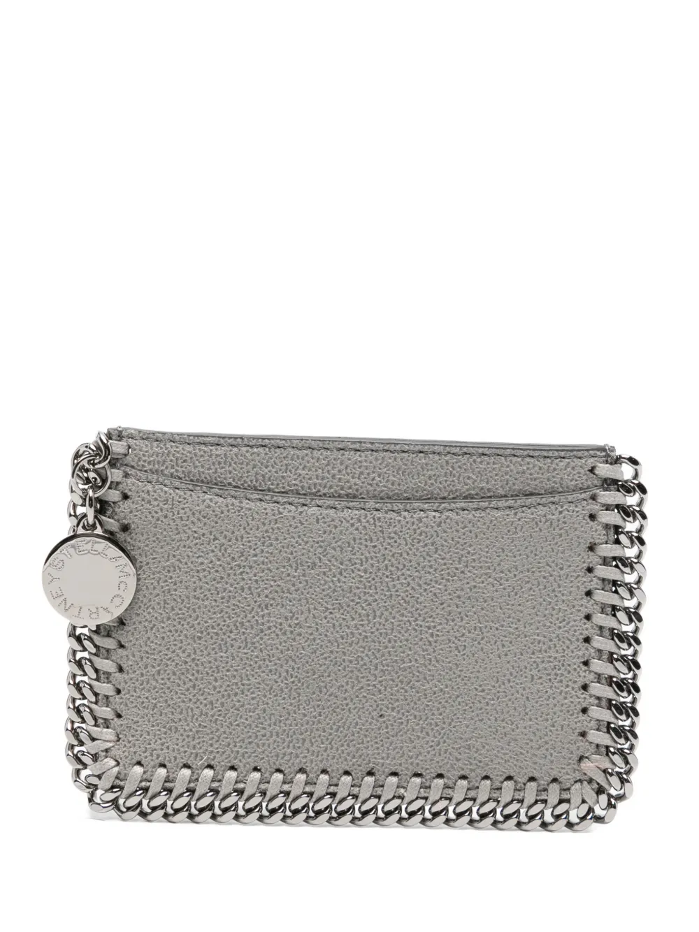 Stella McCartney logo-pendant cardholder - Grigio
