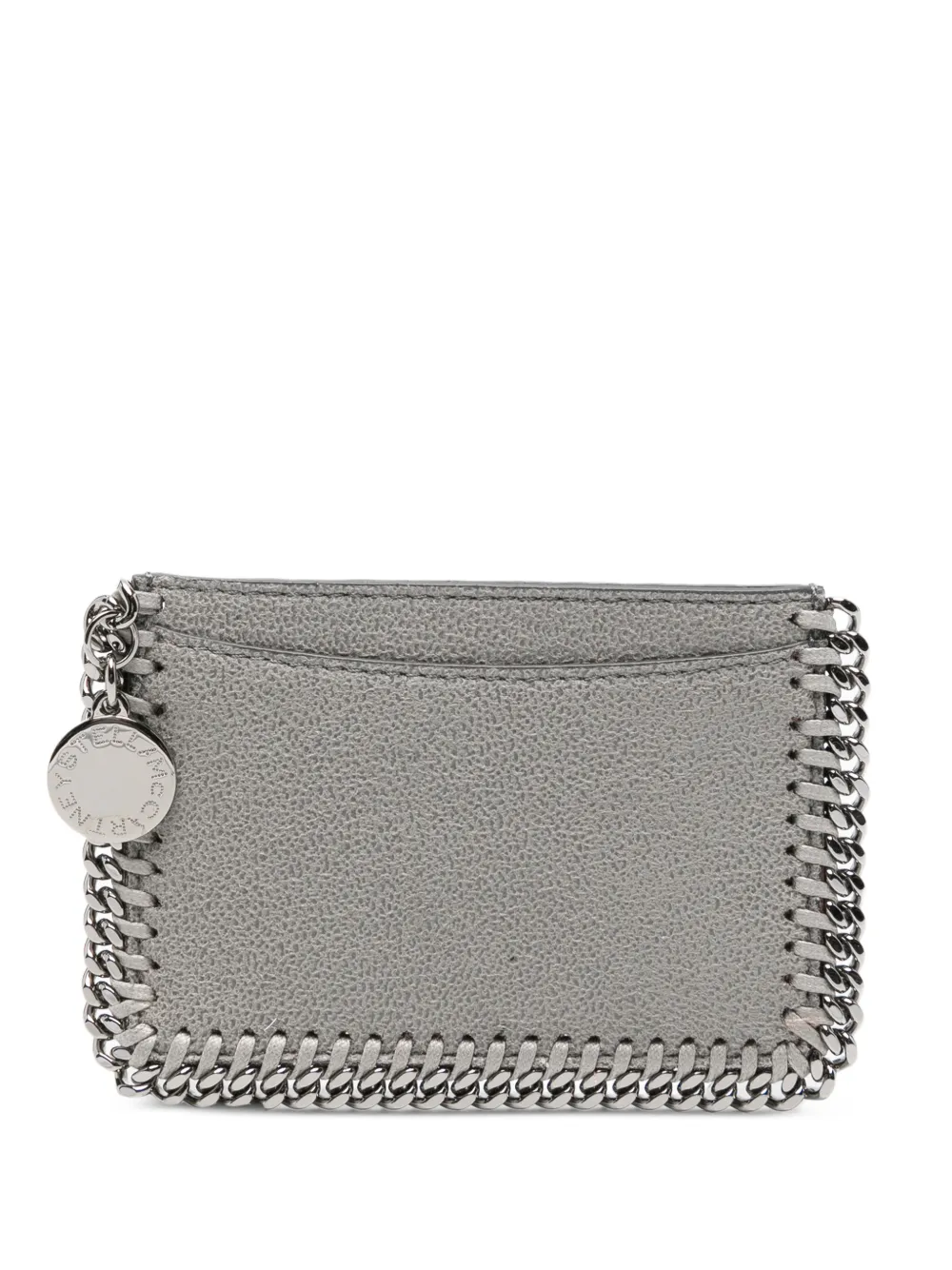 Stella McCartney logo-pendant cardholder - Grigio