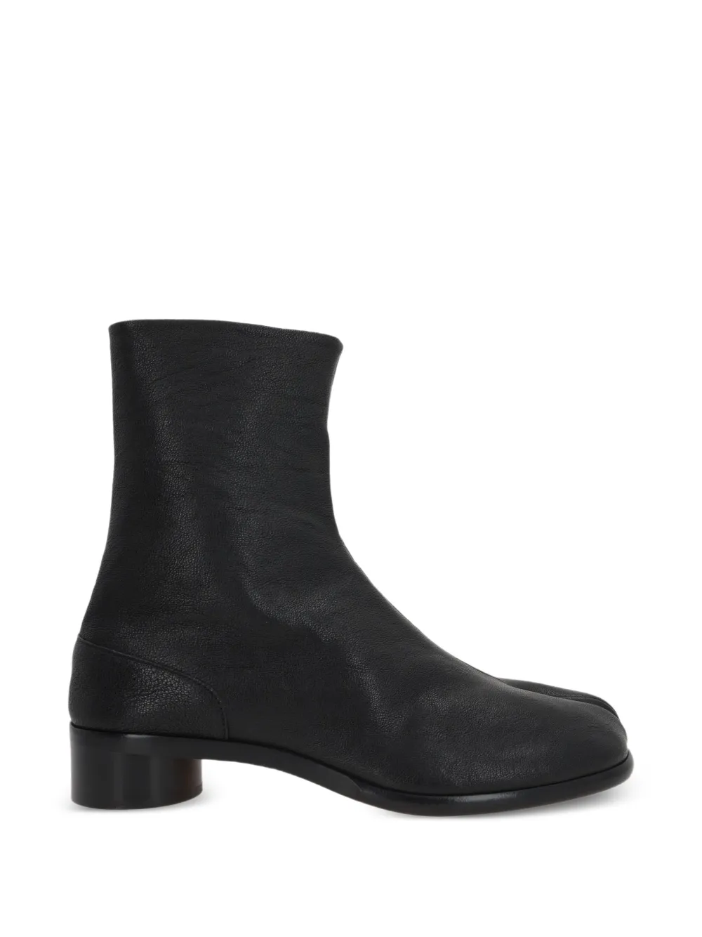 Maison Margiela Tabi split-toe leather boots Zwart
