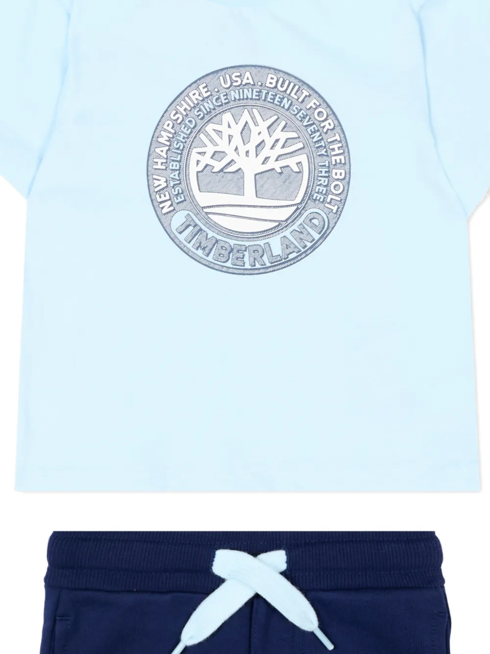 Timberland Kids Shorts set met print Blauw