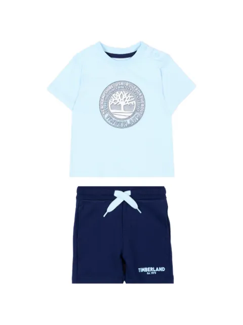 Timberland Kids set de shorts con estampado gráfico