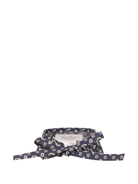Max Mara printed silk collar