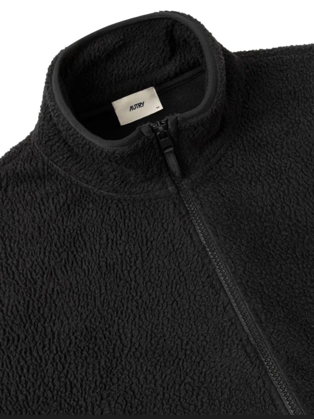  Autry Zip Fleece Jacket - Black 