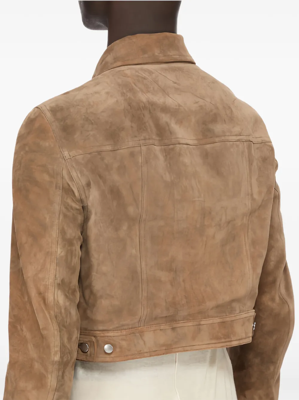 Rick Owens Cropped cargo jack Bruin