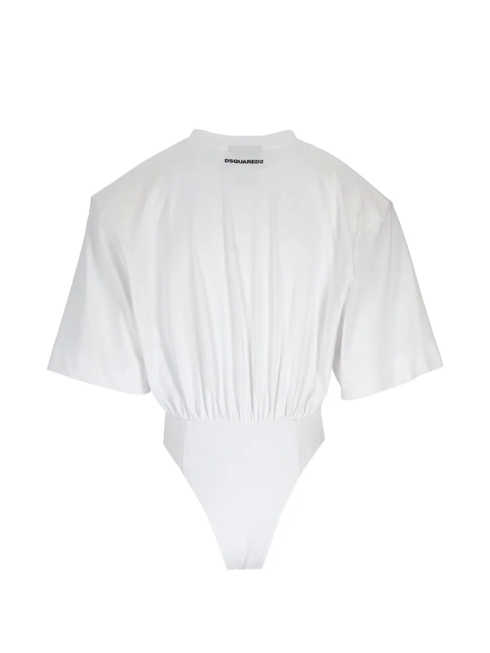  Dsquared2 Body Con Eslogan Estampado - Blanco 