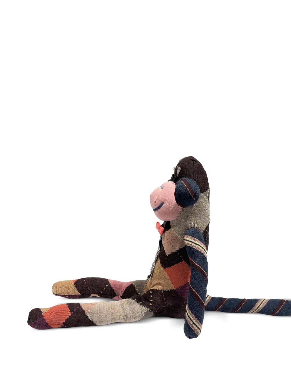  Antipast Monkey-shaped Knitted Doll - Brown 