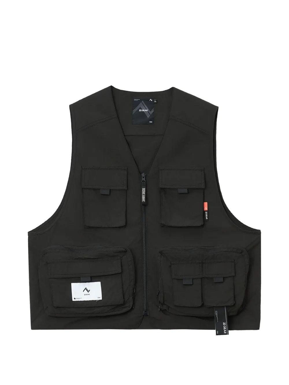 izzue chest-pocket gilet - Black