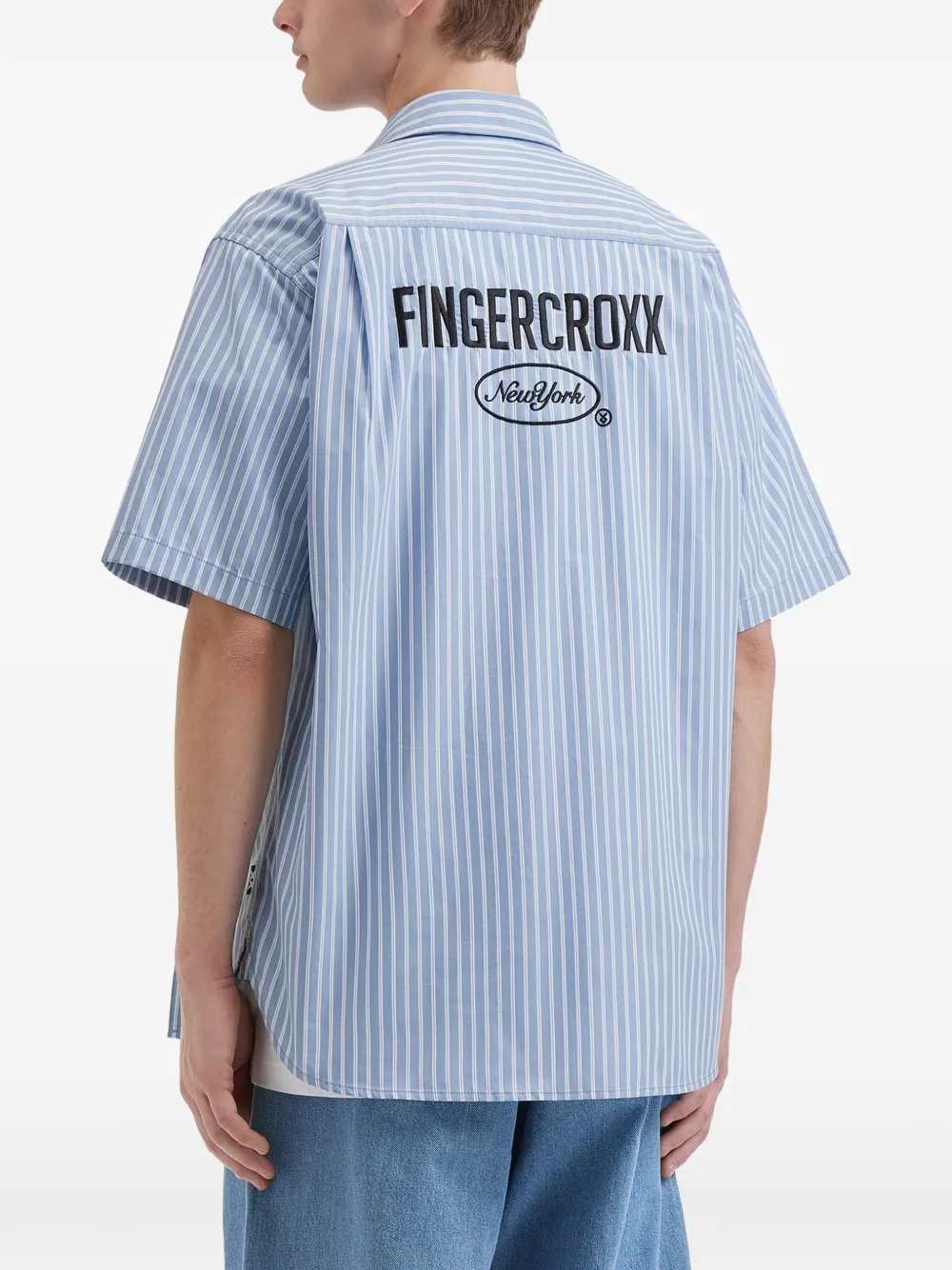 Striped Patch Shirt