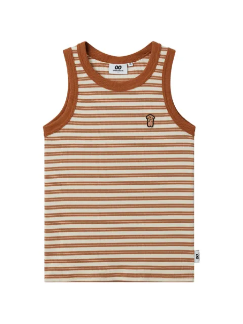 CHOCOOLATE top con rayas bordadas
