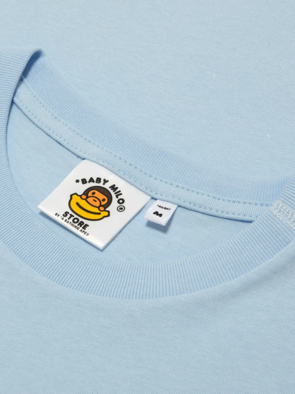 *BABY MILO STORE BY *A BATHING APE T-shirt met ronde hals en print Blauw