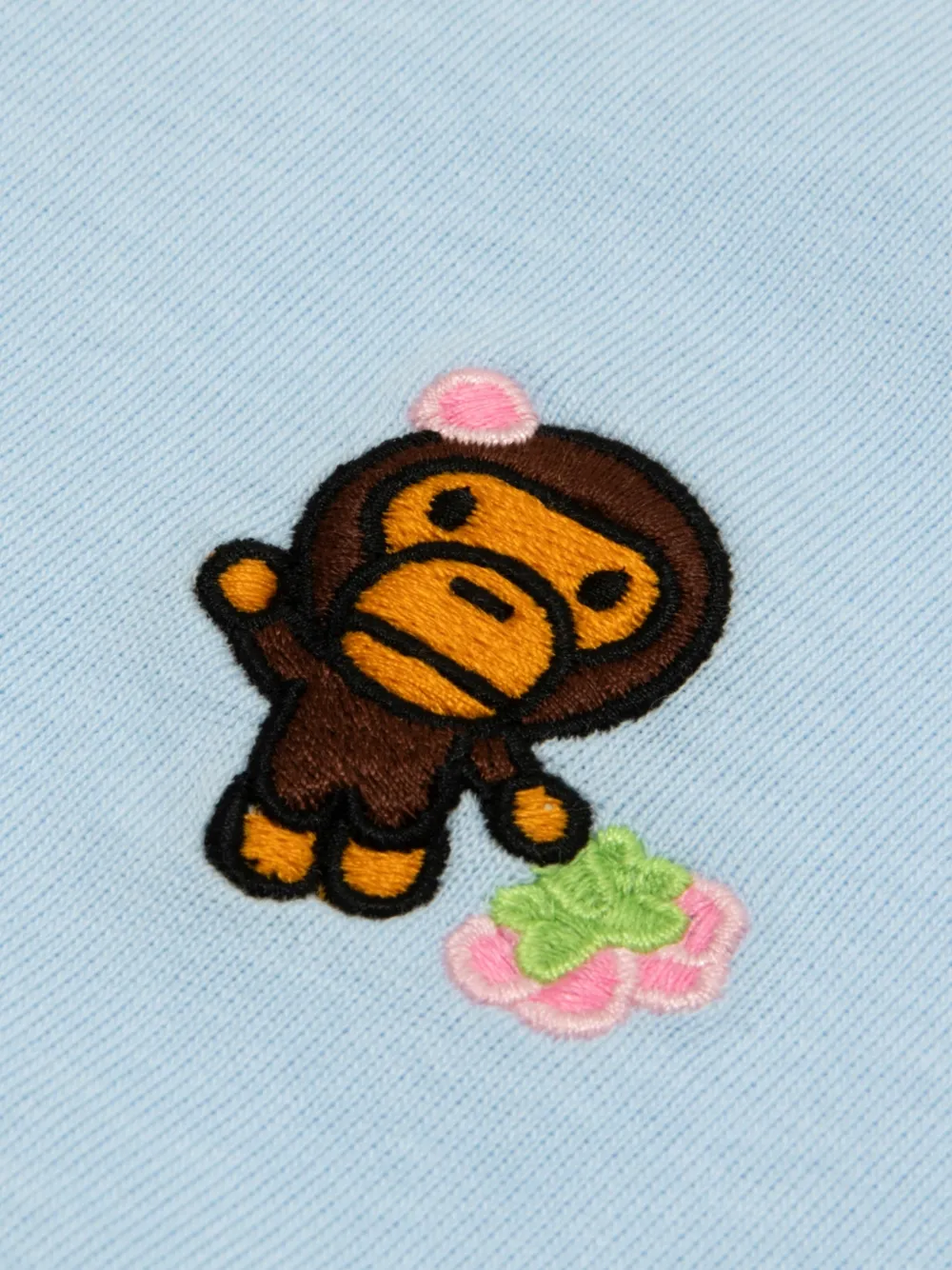 *BABY MILO STORE BY *A BATHING APE T-shirt met ronde hals en print Blauw