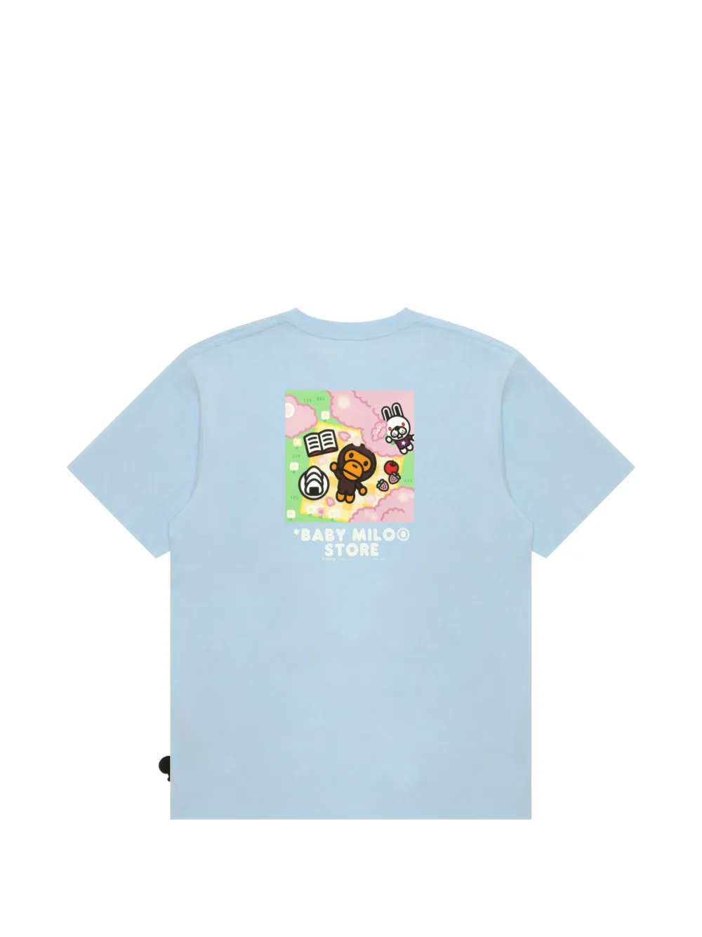*BABY MILO STORE BY *A BATHING APE T-shirt met ronde hals en print Blauw