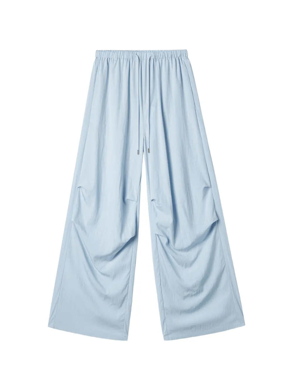 B+ab Gathered Wide Trousers In Blue