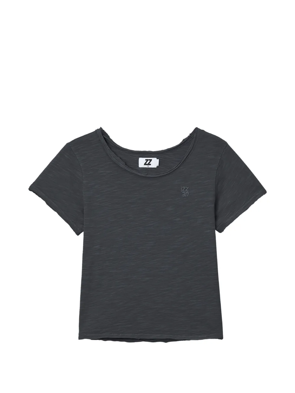 izzue T-shirt con logo - Grigio