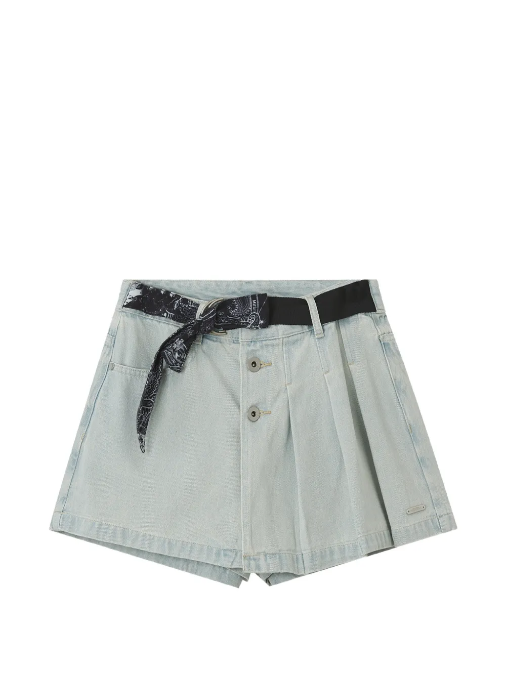 Musium Div. Shorts con pieghe - Blu