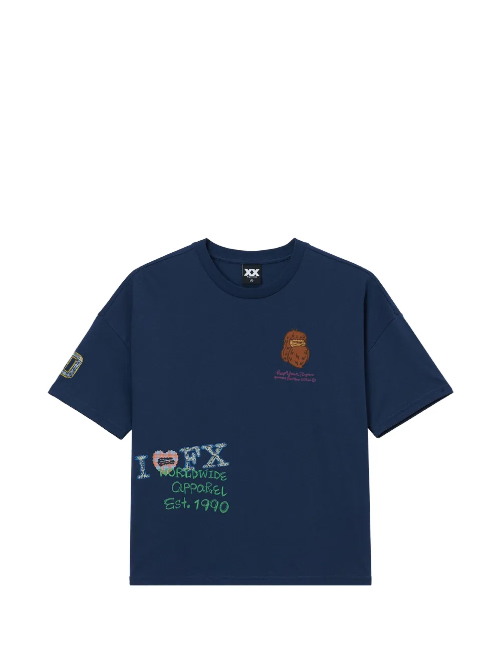 FINGERCROXX T-shirt con stampa - Blu