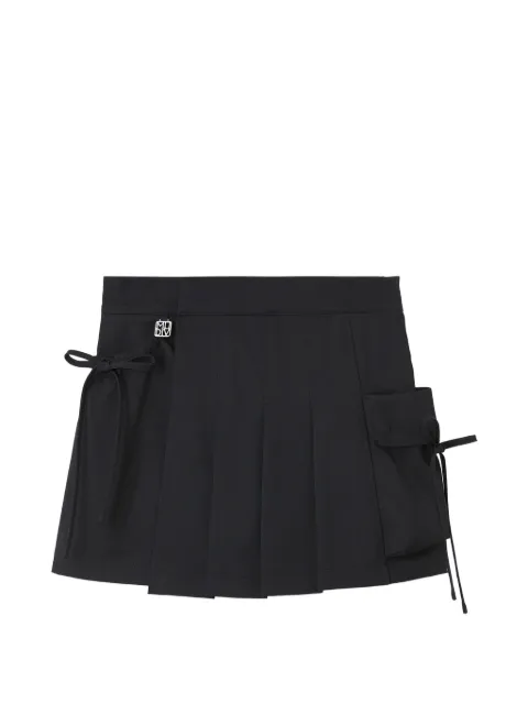 Musium Div. tie pleated shorts