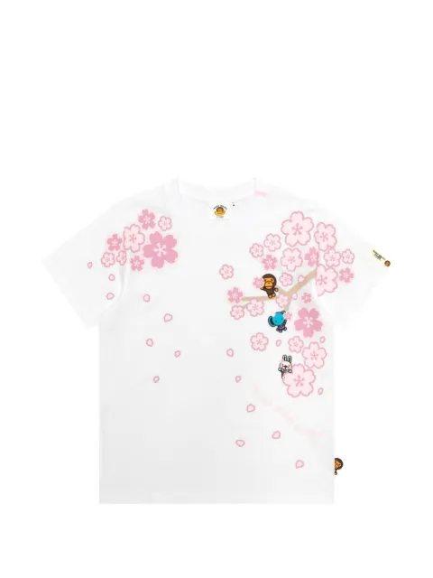*BABY MILO® STORE BY *A BATHING APE® floral-print T-shirt