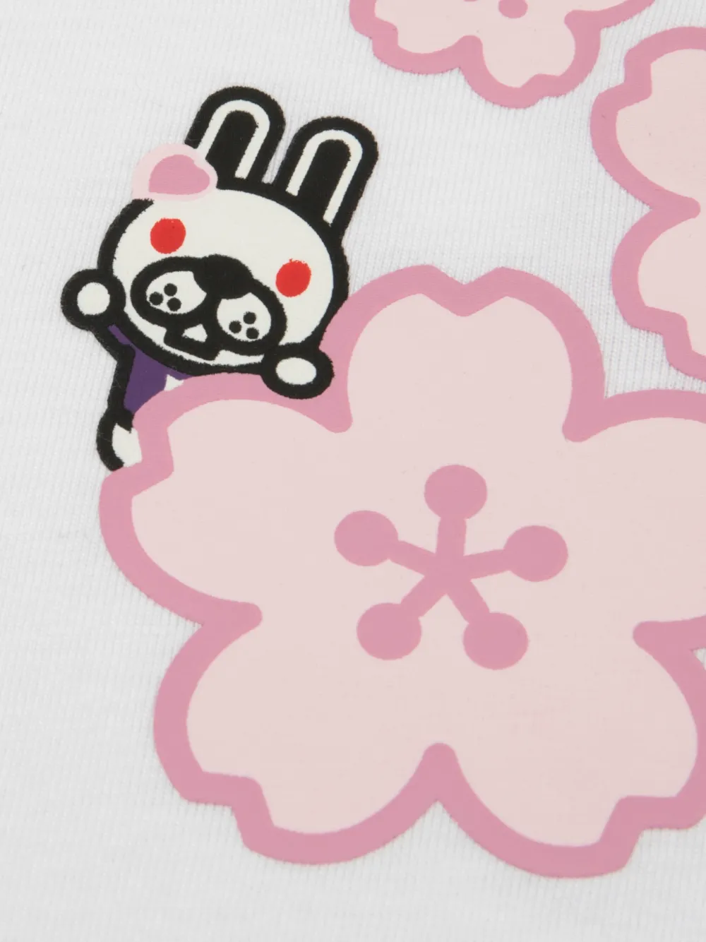 *BABY MILO STORE BY *A BATHING APE T-shirt met bloemenprint Wit