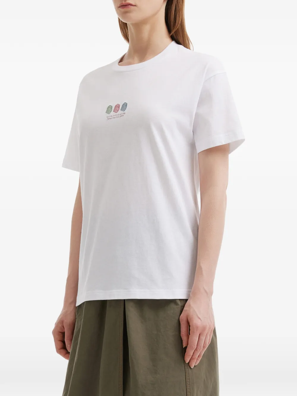  Fingercroxx Graphic-print T-shirt - White 