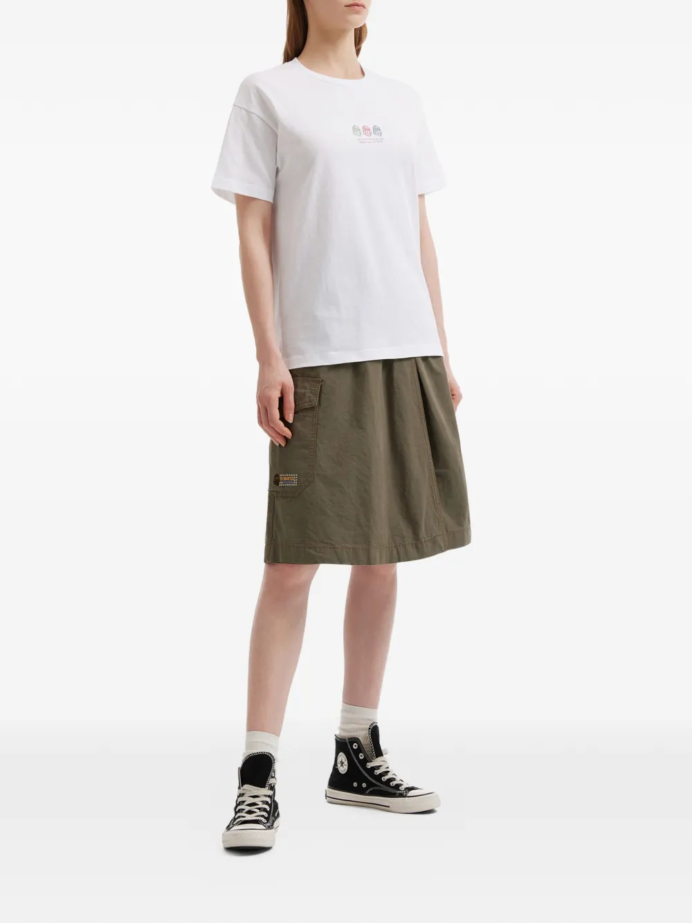  Fingercroxx Graphic-print T-shirt - White 