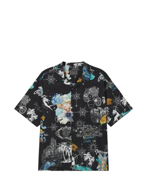 Musium Div. Hemd mit grafischem Print