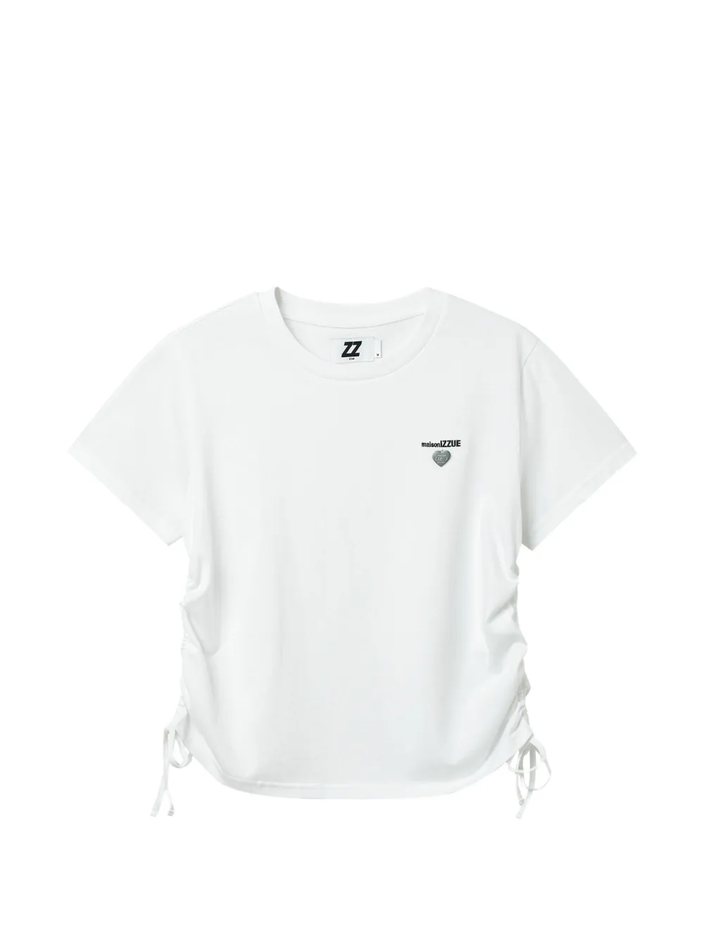 izzue T-shirt con coulisse - Bianco