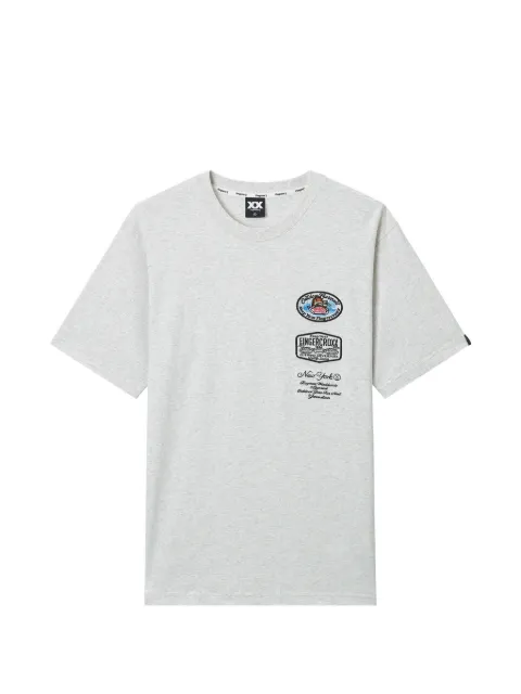 FINGERCROXX patch-appliqué T-shirt