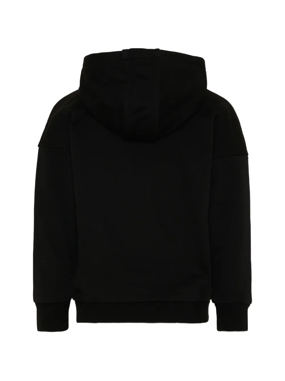 BOSS Kidswear Hoodie met logodetail Zwart
