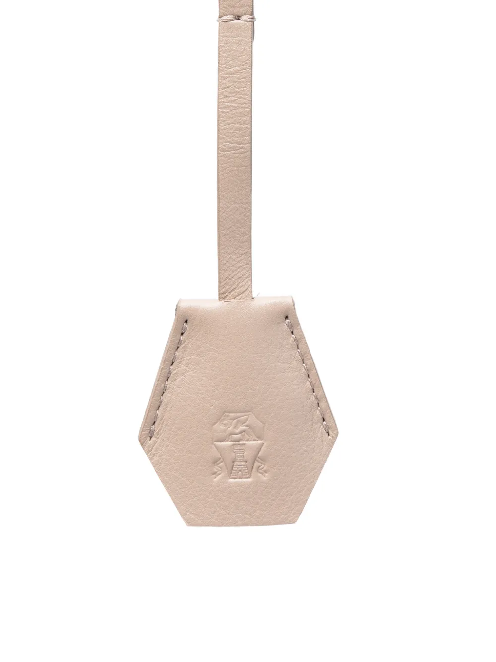  Brunello Cucinelli Logo-embossed Keyring - Neutrals 