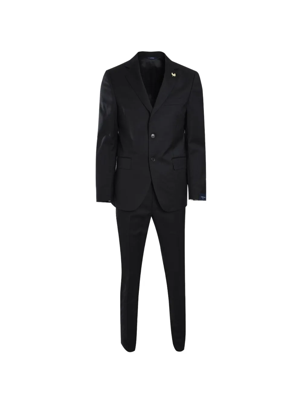 Tombolini button-up suit - Nero