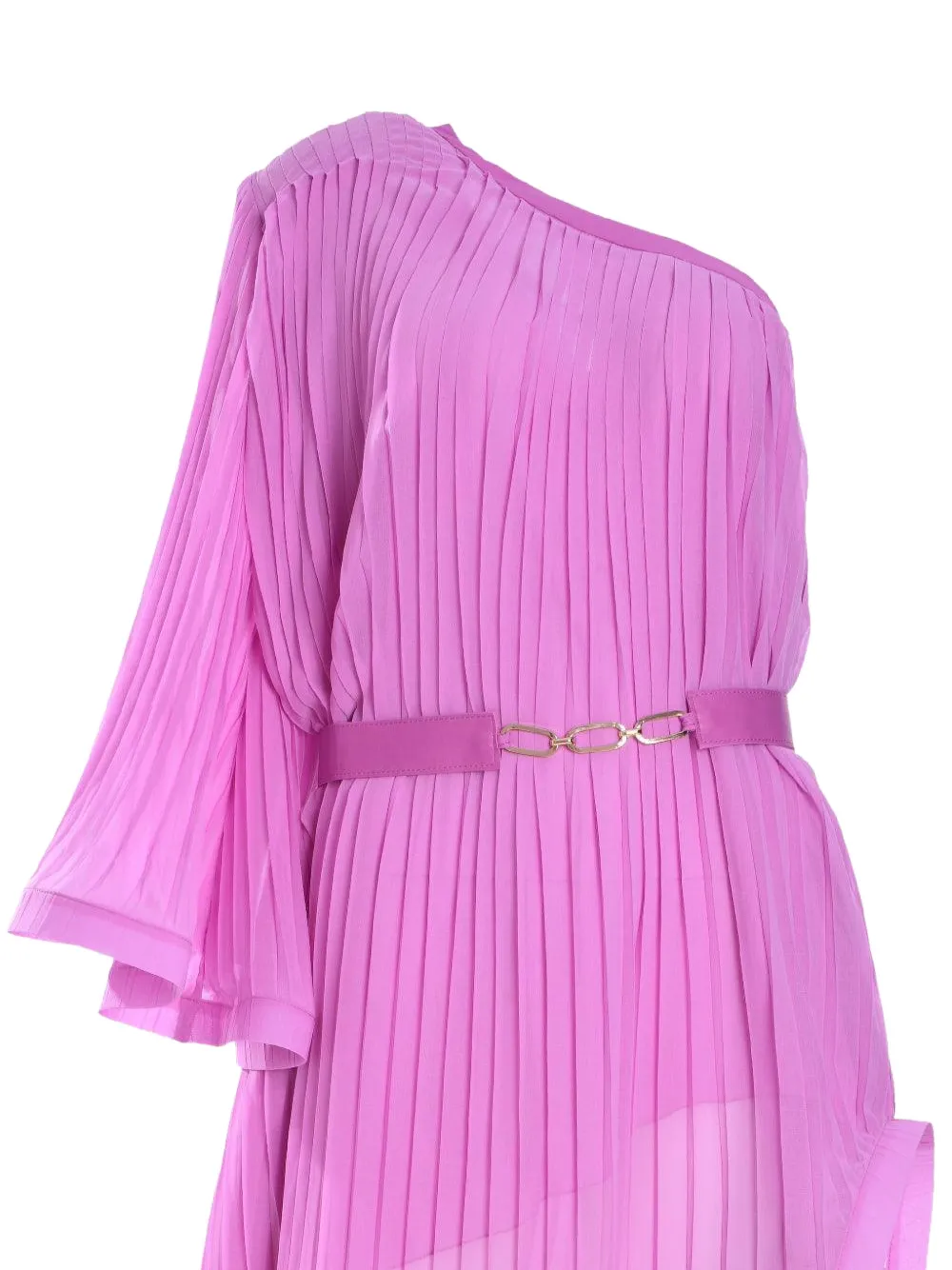 SIMONA CORSELLINI Asymmetrische jurk Roze