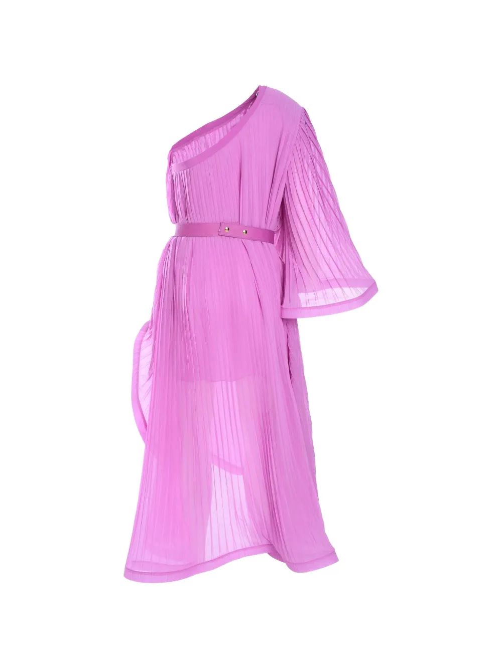SIMONA CORSELLINI Asymmetrische jurk Roze