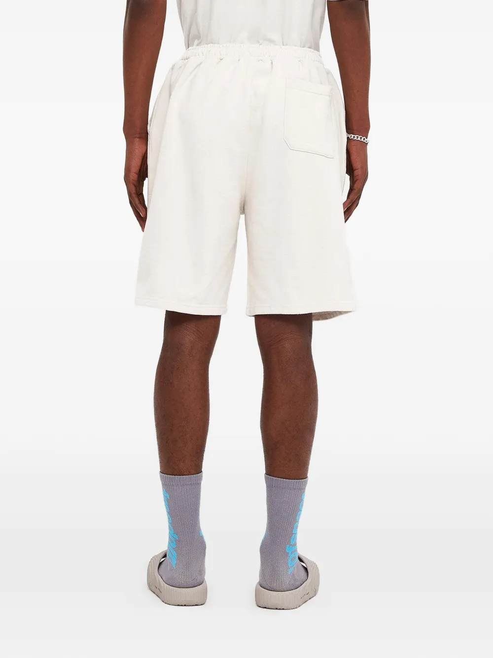 FREEDOM OF SPACE Trainingsshorts met logo Beige