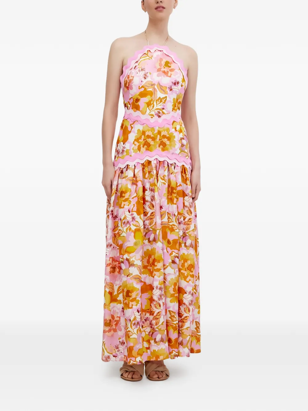 SIGNIFICANT OTHER Painton maxi dress - Rosa