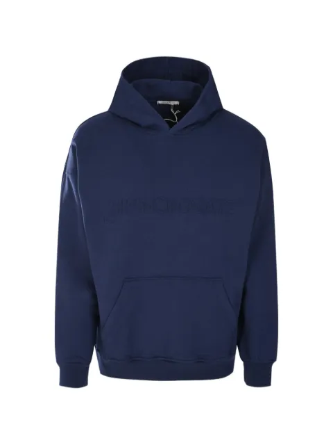 HINNOMINATE embossed fleece hoodie