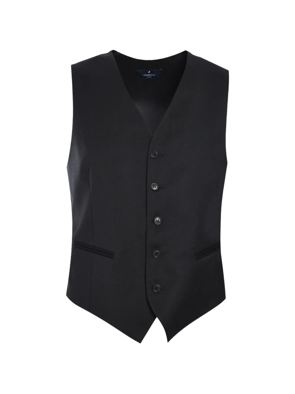Tombolini V-neck waistcoat - Nero