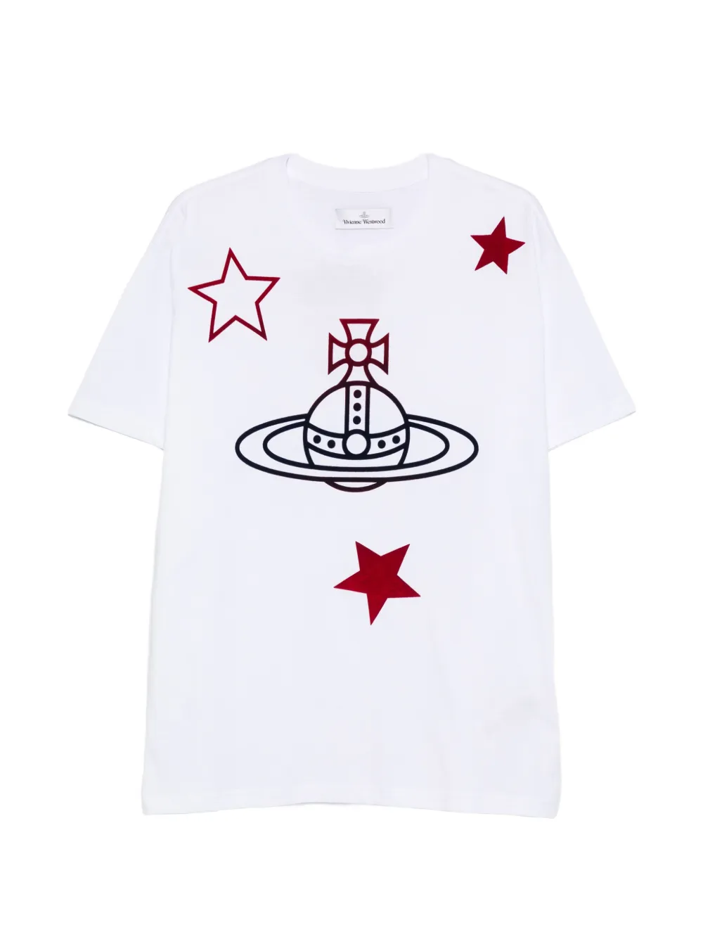Vivienne Westwood star orb T-shirt - Bianco