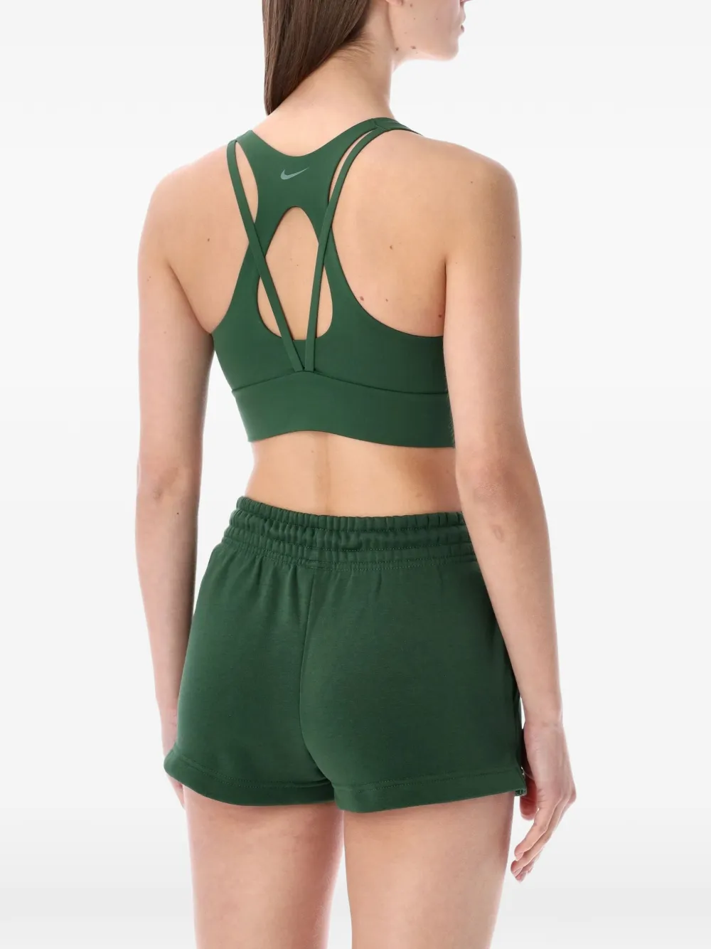 Nike Zenvy uitgesneden sport-bh's Groen