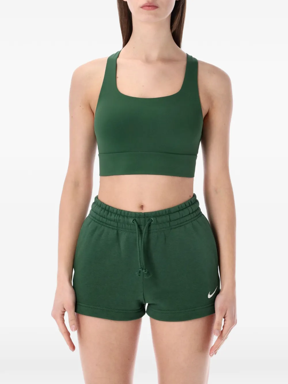 Nike Zenvy cutout sports bras - Grün