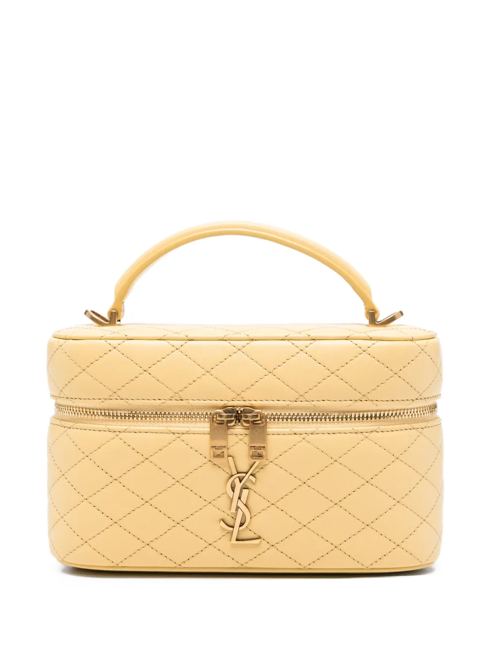 Saint Laurent Gaby quilted mini bag - Gelb