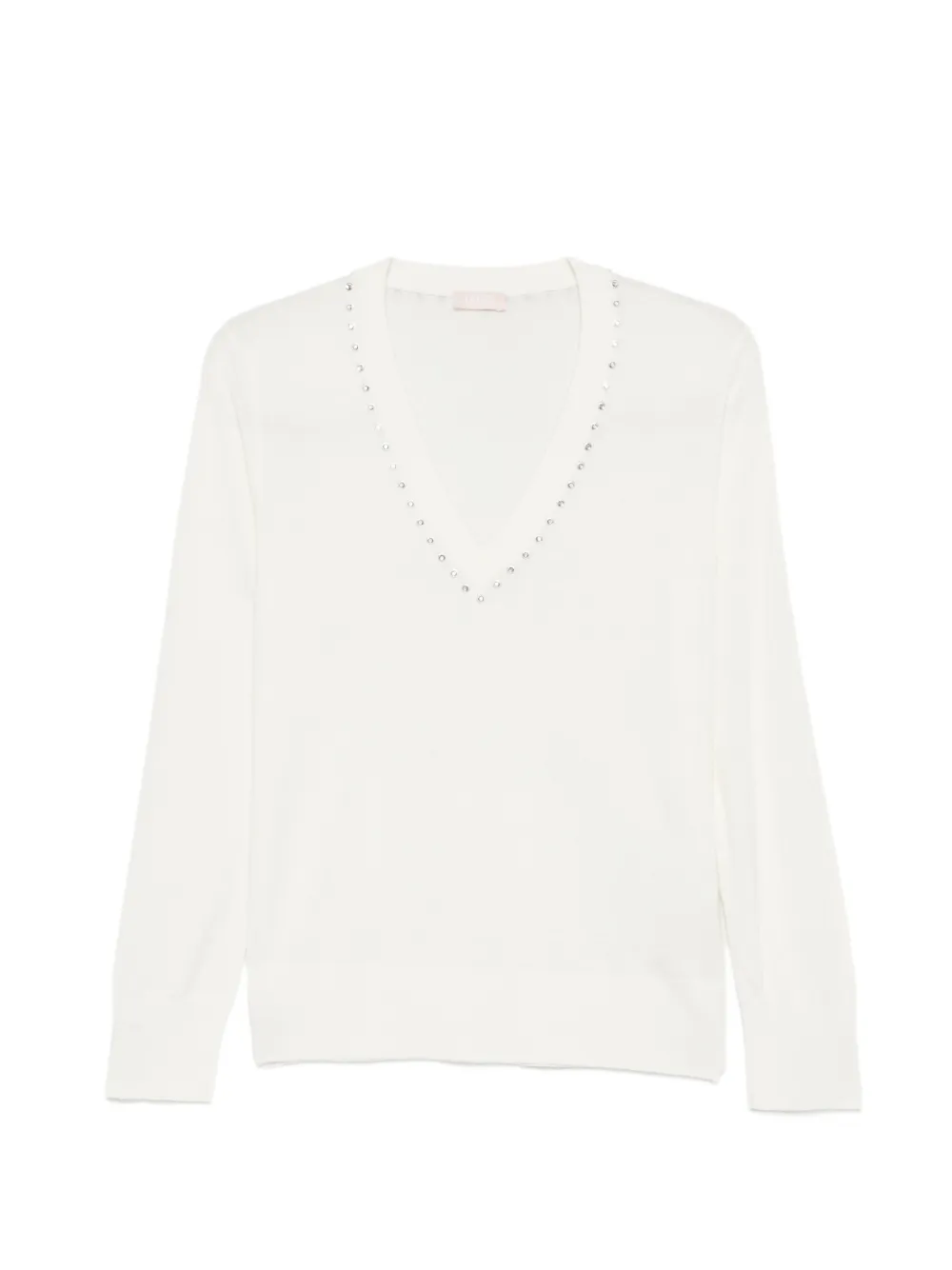 LIU JO V-neck sweater - Bianco