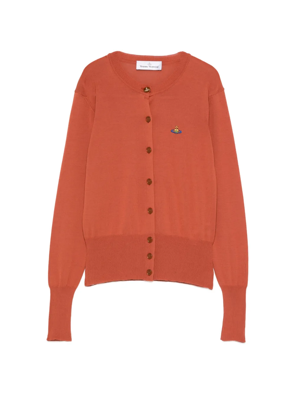 Vivienne Westwood button-fastening cardigan - Arancione