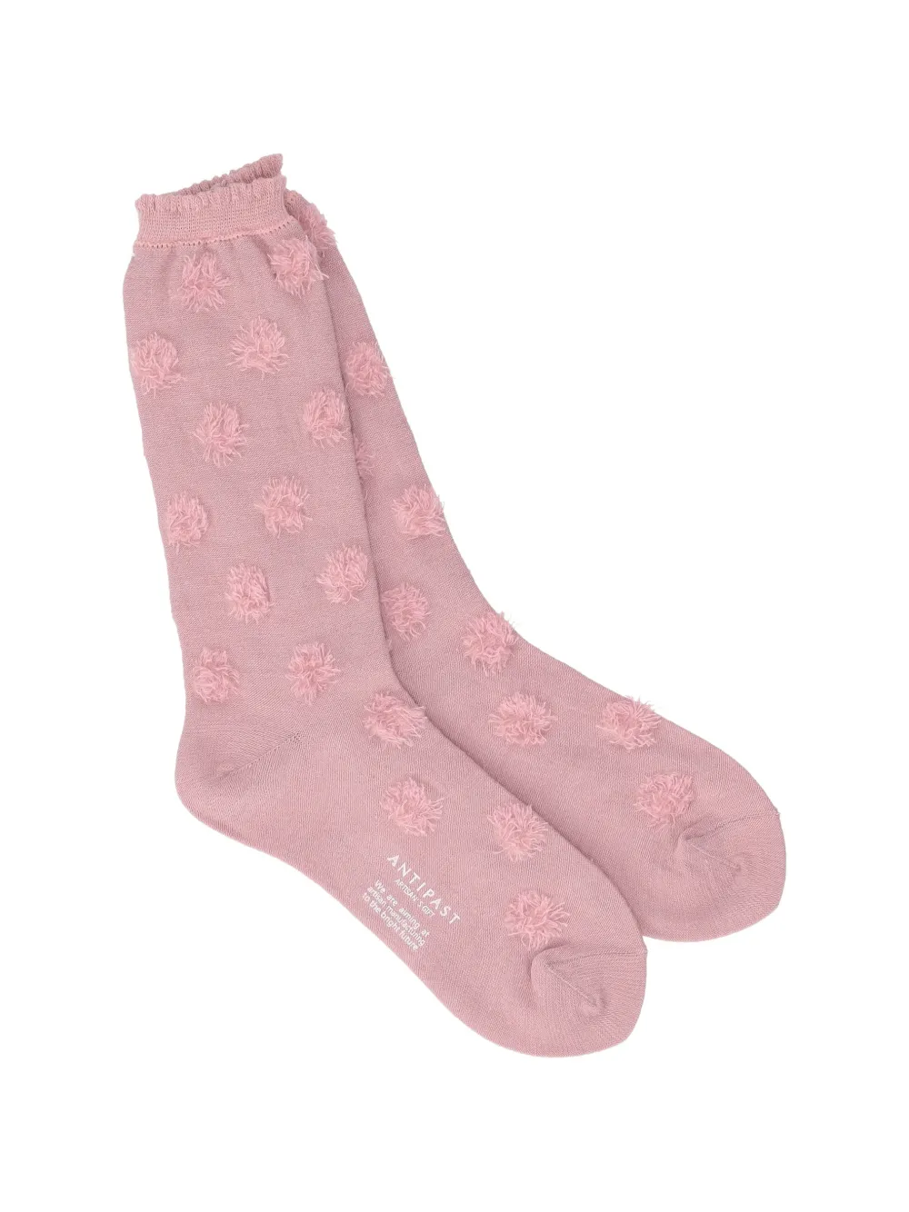 Antipast pom-pom-detail knitted socks - Rosa