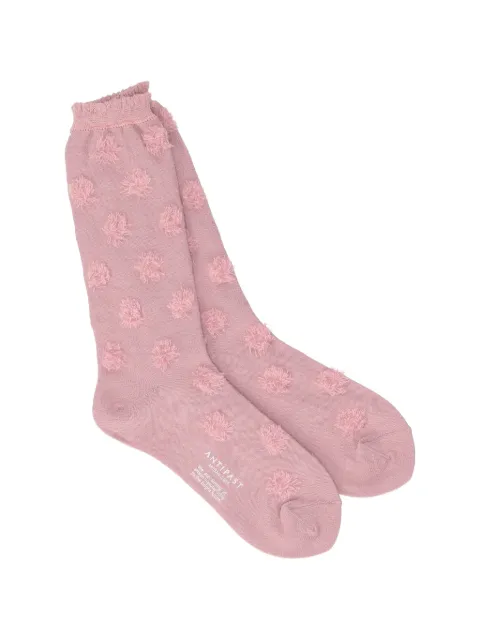 Antipast pom-pom-detail knitted socks