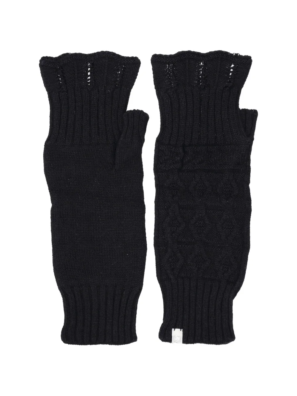 Antipast fingerless gloves - Nero