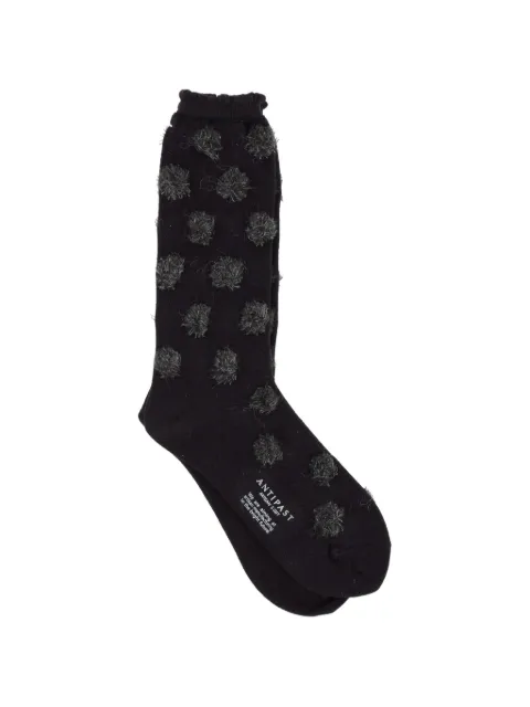 Antipast knitted polka-dot pattern socks