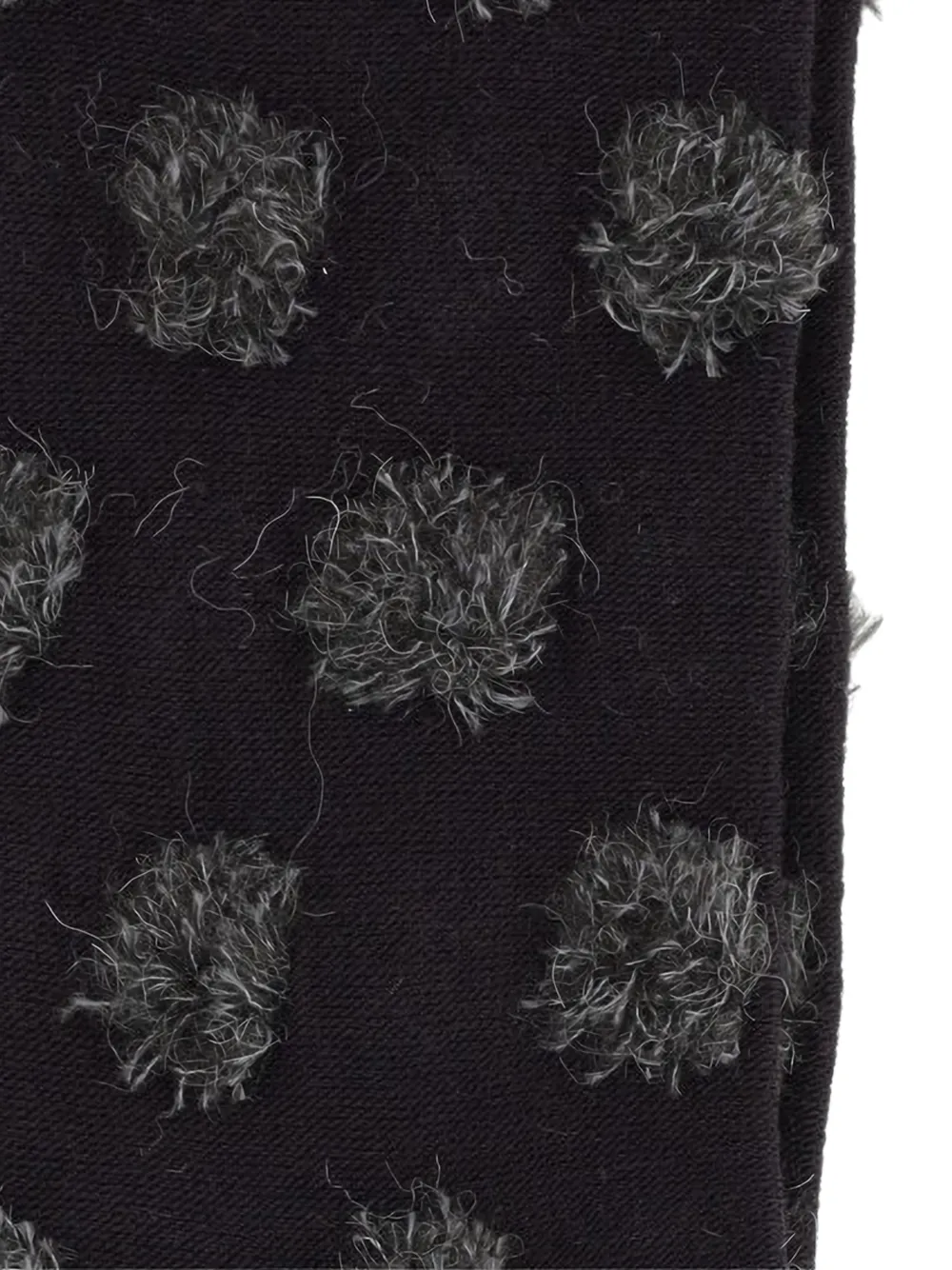  Antipast Knitted Polka-dot Pattern Socks - Black 
