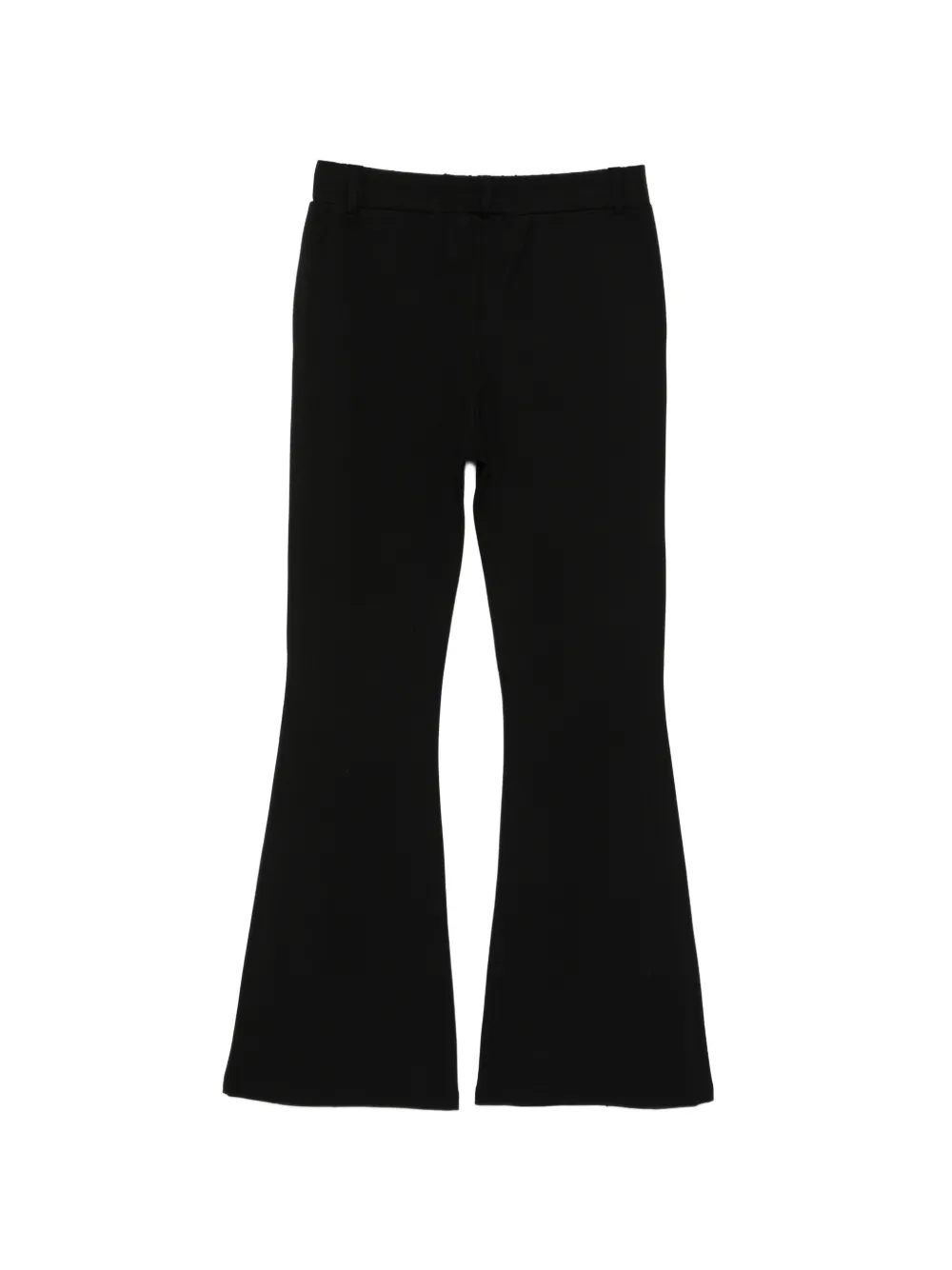  Liu Jo Milanese Appliqué Flared Trousers - Black 
